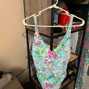 Lilly Pulitzer swimsuit.